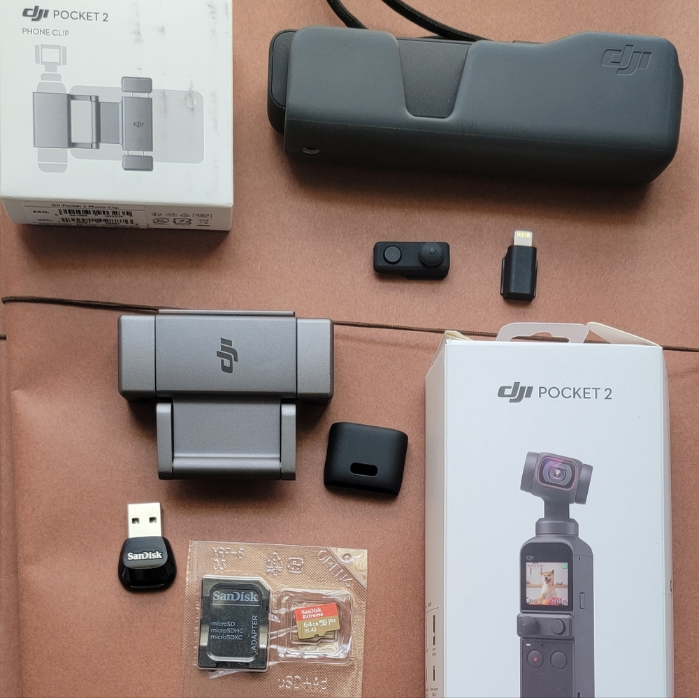 DJI Pocket 2 w accessories